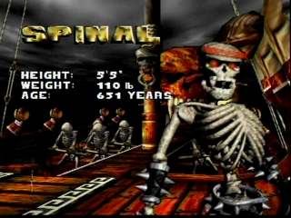 Spinal's stats