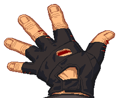 knife game hand